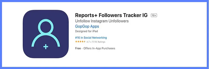 دانلود آنفالویاب آیفون reports follower Tracker IG